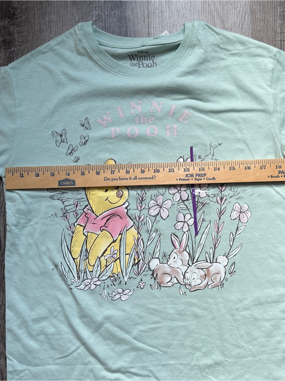 Disney Winnie the Pooh Green Graphic T-Shirt Youth Size XL - 0215 - Picture 2 of 5
